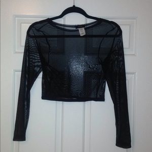 Mesh Crop Top
